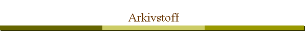 Arkivstoff